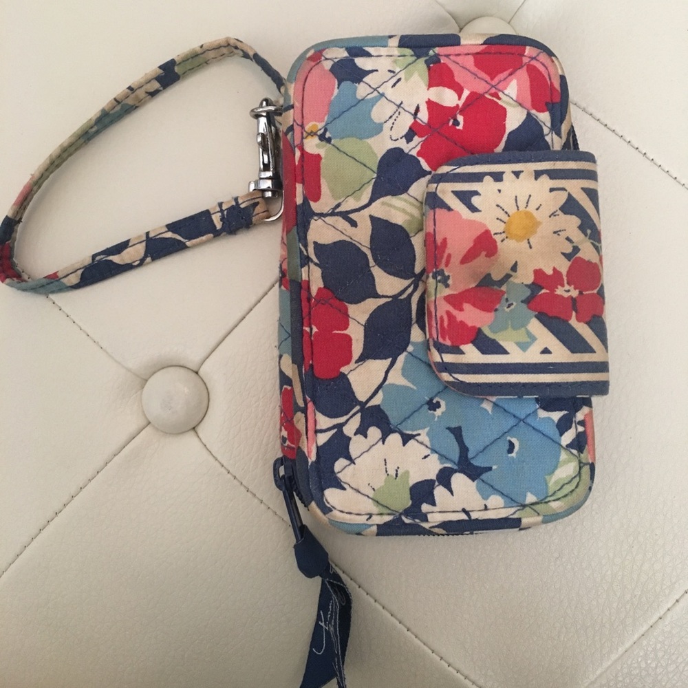 Vera Bradley wallet and phone holder